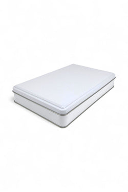Image of 170x260x47 mm Metal Kapaklı Baskısız Metal Kutu, Mat Beyaz, 42 Adet