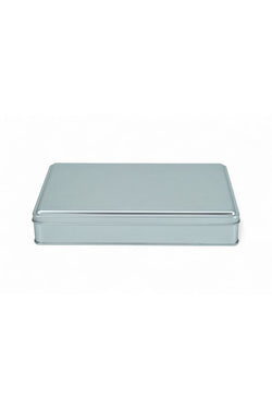 Image of 170x260x47 mm Metal Kapaklı Baskısız Metal Kutu, Mat Silver, 42 Adet