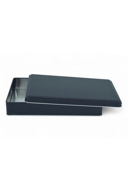 Image of 170x260x47 mm Metal Kapaklı Baskısız Metal Kutu, Mat Siyah, 42 Adet
