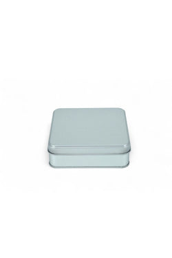 Image of 120x120x41 mm Metal Kapaklı Baskısız Metal Kutu, Mat Beyaz, 144 Adet