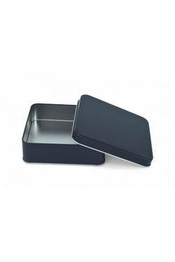 Image of 120x120x41 mm Metal Kapaklı Baskısız Metal Kutu, Mat Beyaz, 144 Adet