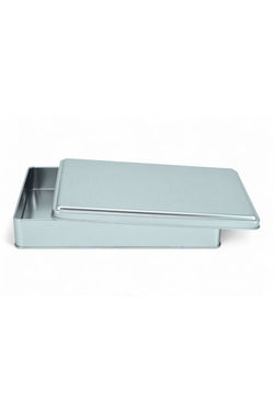 Image of 170x260x47 mm Metal Kapaklı Baskısız Metal Kutu, Mat Silver, 42 Adet