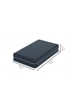 Image of 140x240x50 mm Metal Kapaklı Baskısız Metal Kutu, Mat Beyaz, 48 Adet
